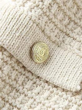 orgue gold button knit 【Border】 gold button knit